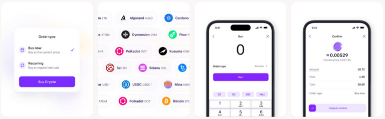 Screenshot of the Kraken platform showing how to buy cryptocurrency for Canadian users