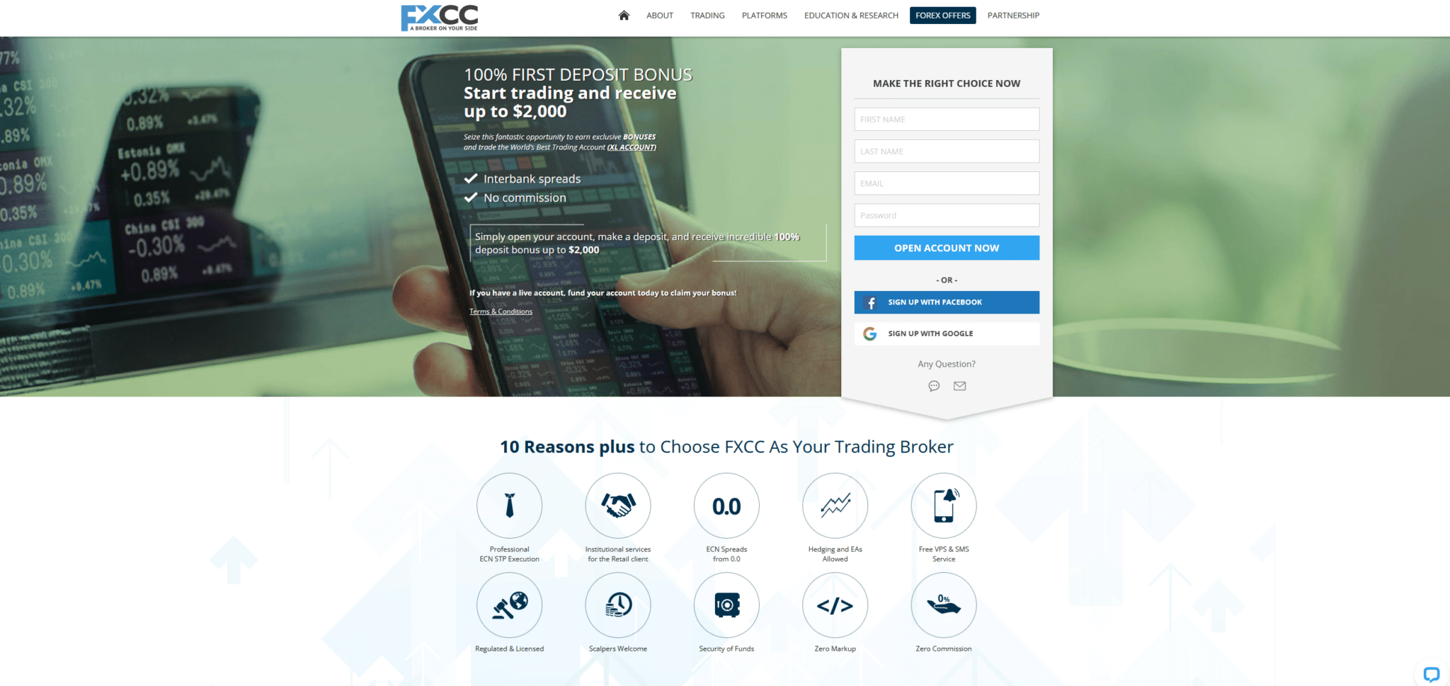 FXCC Desktop Interface