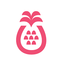 sharesies logo featuring brand icon in pink on a white background