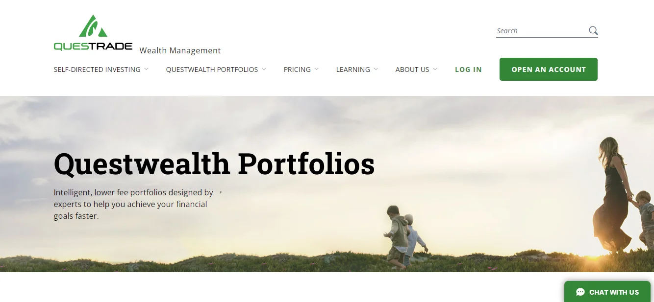 Questwealth Desktop Interface