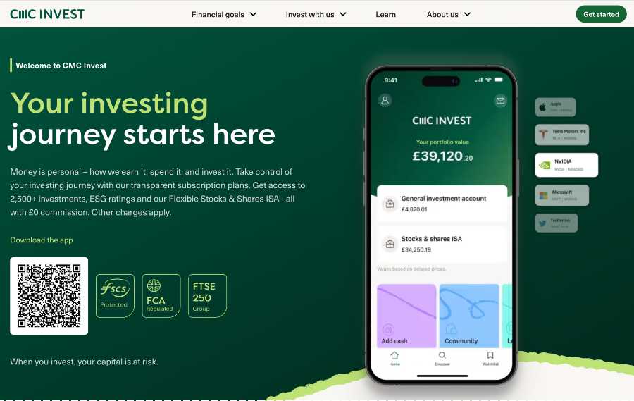 CMC Invest Desktop Interface