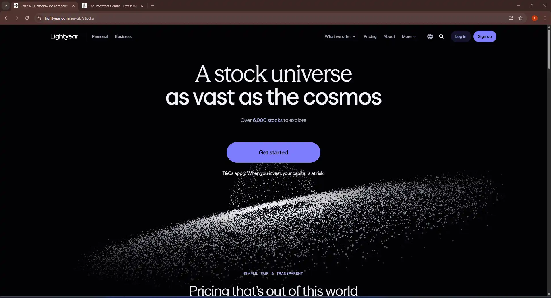 Lightyear Desktop Interface