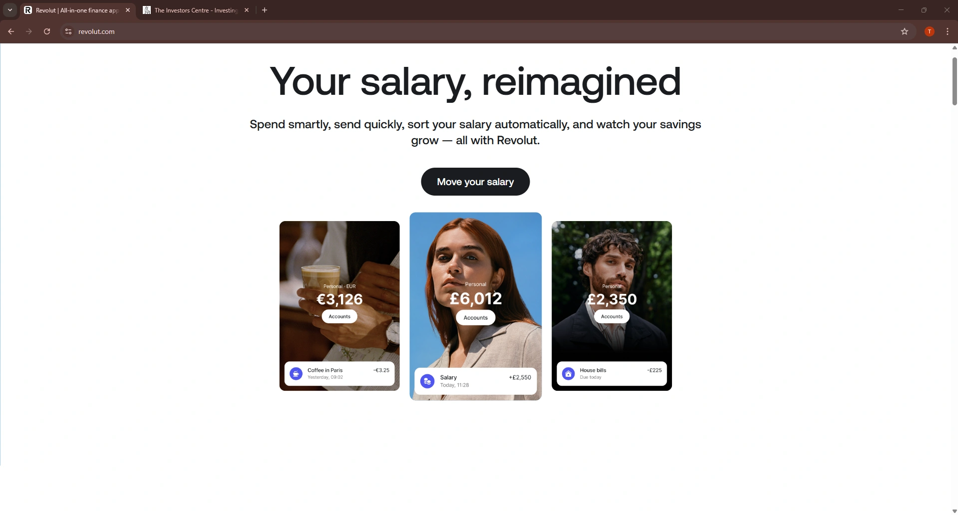 Revolut investment app dashboard showing portfolio overview and key features for Irish investors