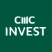 CMC Invest CMC Invest logo feaduring brand name and icon in white on dark green background